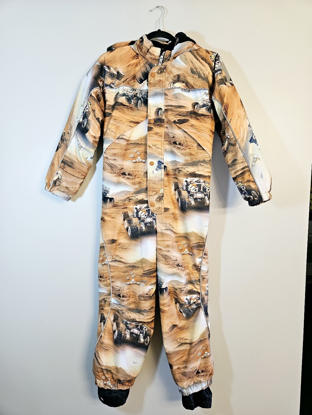 Molo Kids Mars Rover Snowsuit Size 140 US 10 One Piece Outdoor EUC